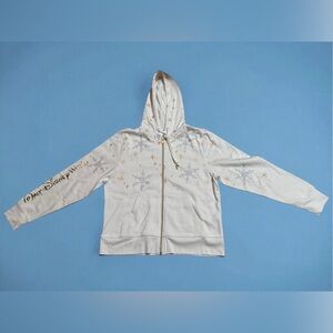 Disney Parks Walt Disney World Rhinestone Snowflake Zip-Up Hoodie
